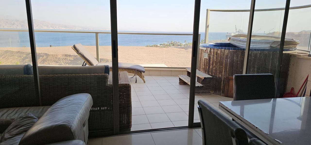 Top-Luxury Exclusive Аpt With Jacuzzi In Front Of The Sea Eilat Exterior foto