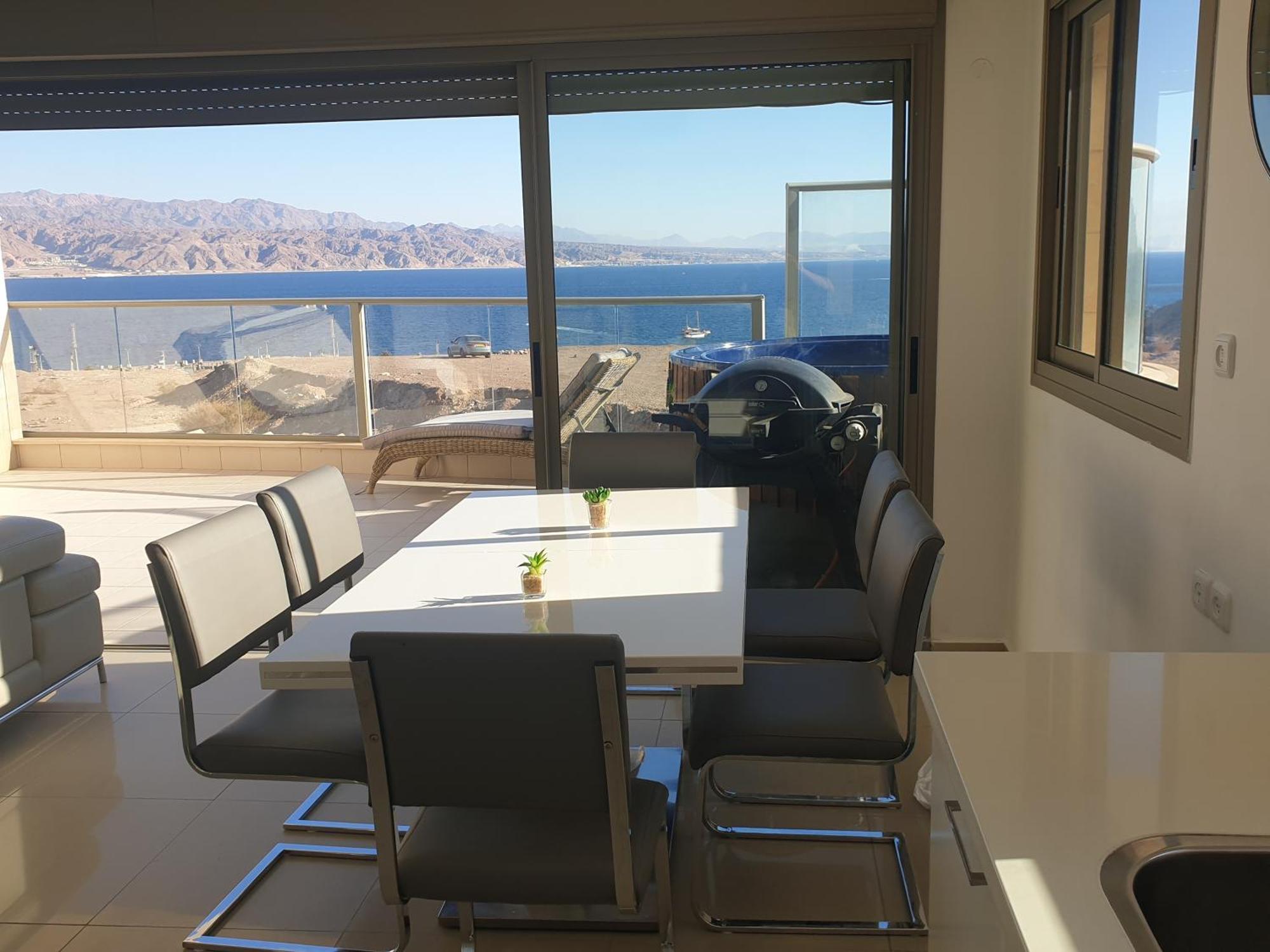 Top-Luxury Exclusive Аpt With Jacuzzi In Front Of The Sea Eilat Exterior foto